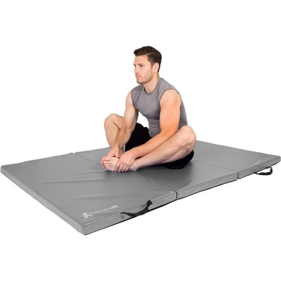 Tri-Fold Folding Thick Exercise Mat 6’x4’ with Carrying Handles - Picture 7 of 7